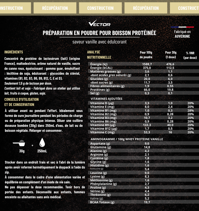 Whey Protéine - (750g) - image 4